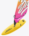 Sailboard Mockup - Half Side View Sailboard Mockup - Half Side View