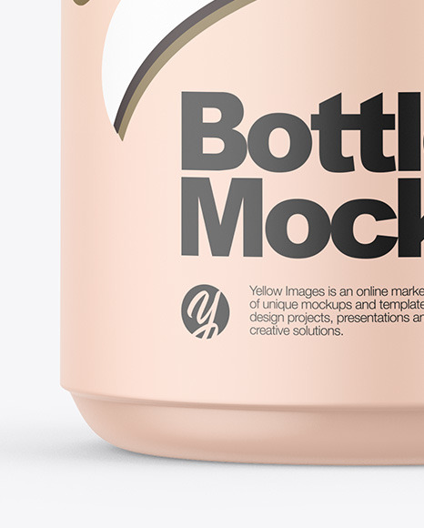 Matte Bottle Mockup