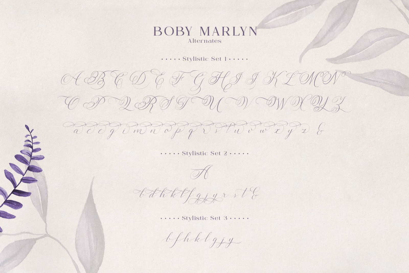 Boby Marlyn Script Font Boby Marlyn Script Font
