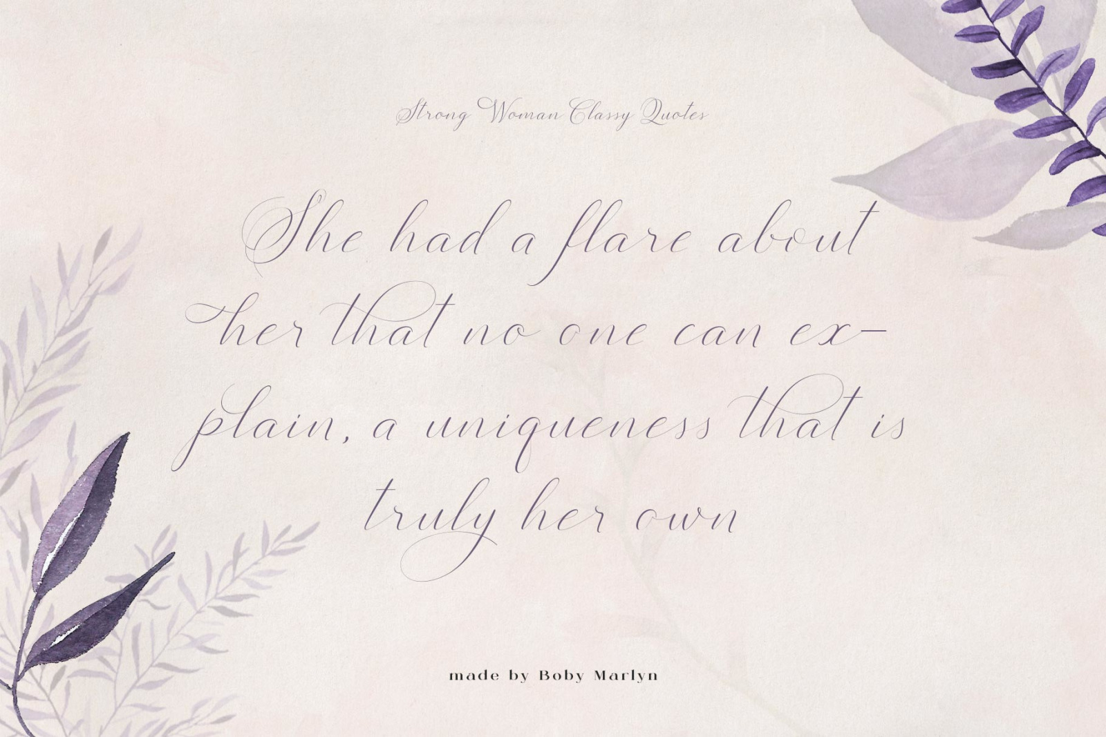 Boby Marlyn Script Font Boby Marlyn Script Font