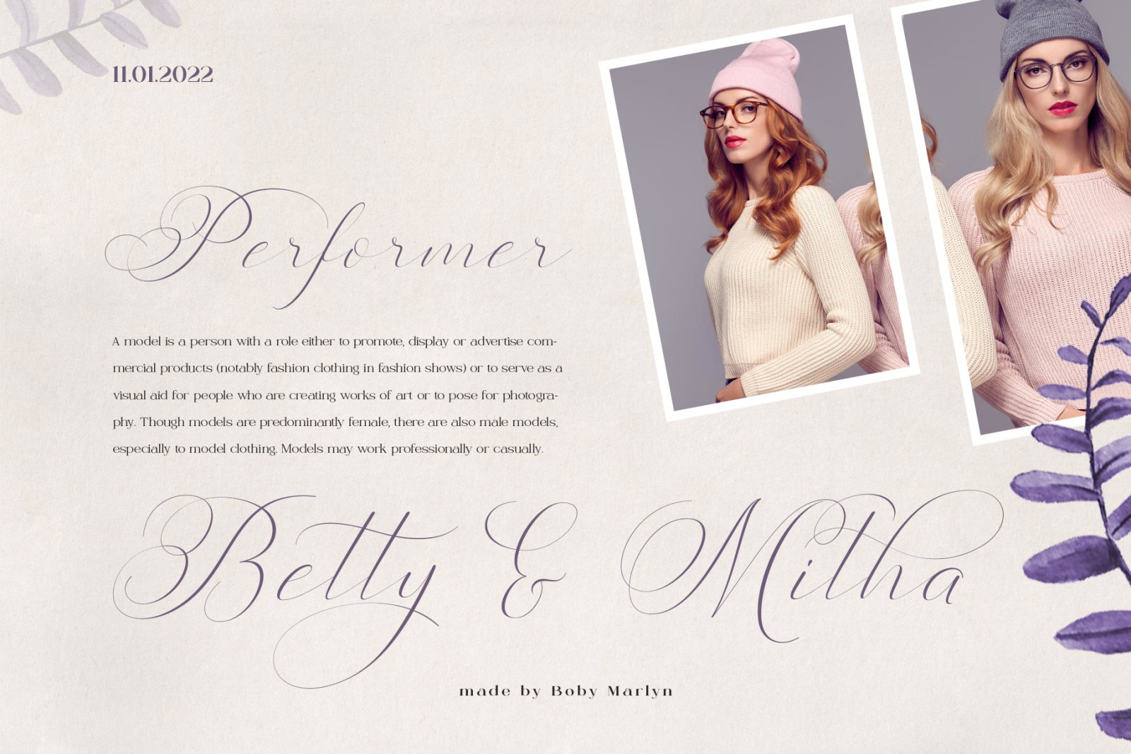 Boby Marlyn Script Font Boby Marlyn Script Font