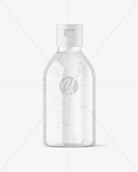 Clear Plastic Bottle Mockup