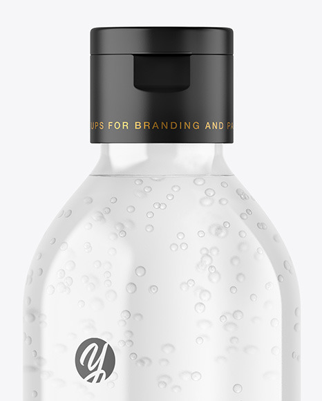 Clear Plastic Bottle Mockup