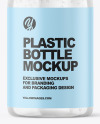 Clear Plastic Bottle Mockup