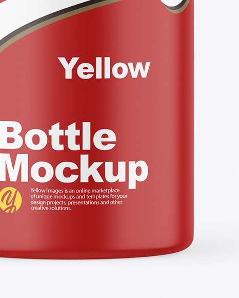Matte Bottle Mockup Matte Bottle Mockup