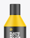 Matte Plastic Bottle Mockup