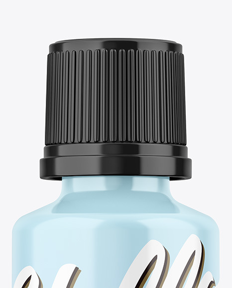 Glossy Bottle Mockup