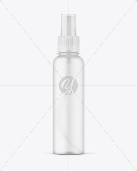 Frosted Spray Bottle Mockup