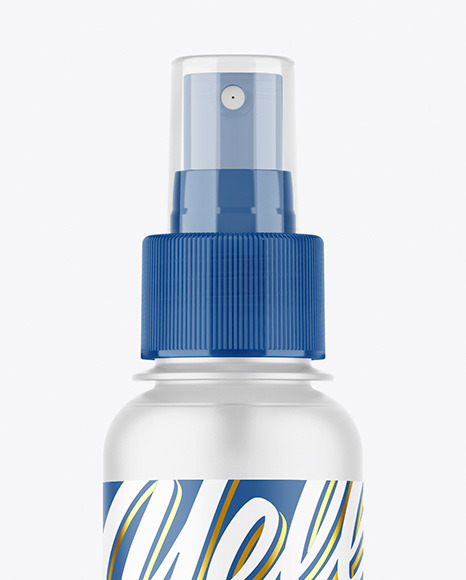 Frosted Spray Bottle Mockup