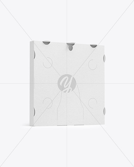 Kraft Paper Pizza Box Mockup