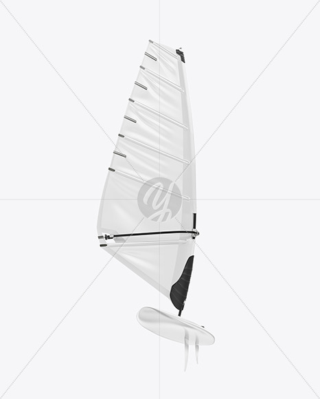 Sailboard Mockup - Front View