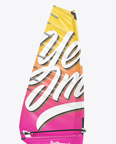 Sailboard Mockup - Front View