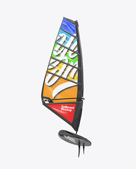 Sailboard Mockup - Front View