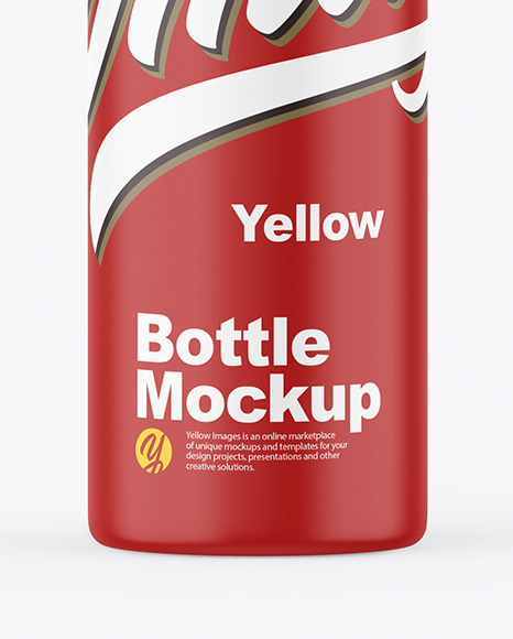 Matte Dropper Bottle Mockup