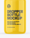 Glossy Dropper Bottle Mockup