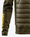 Training Down Jacket w/Hood Mockup