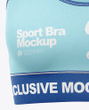 Women&#039;s Sports Bra Mockup - Front View