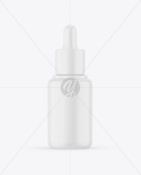 Matte Dropper Bottle Mockup