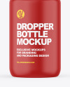 Matte Dropper Bottle Mockup