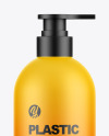 Matte Plastic Bottle w/ Pump Mockup