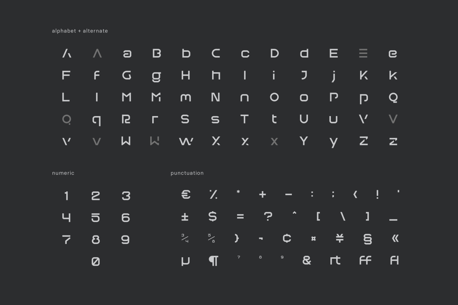 Mogca Font Mogca Font