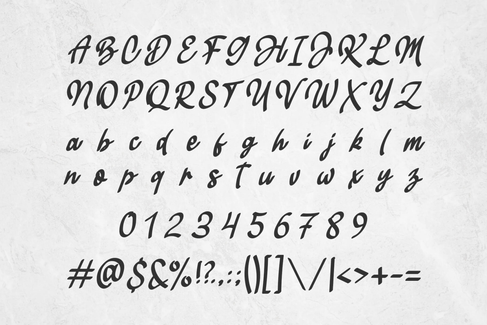 Slides Font Family - Script Slides Font Family - Script