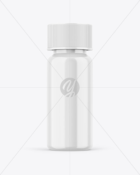 Glossy Bottle Mockup