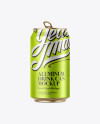 330ml Metallic Aluminium Can Mockup