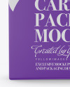 1L Carton Package Mockup - Front View