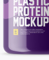 Glossy Protein Jar Mockup Glossy Protein Jar Mockup