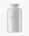 Matte Protein Jar Mockup