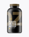 Matte Protein Jar Mockup