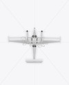 Sport Airplane Mockup - Top View