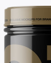 Glossy Protein Jar Mockup Glossy Protein Jar Mockup