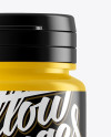 Glossy Plastic Jar Mockup