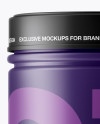 Matte Protein Jar Mockup
