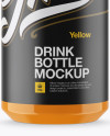 Glossy Drink Bottle Mockup