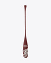 Matte Long Canoe Paddle Mockup - Front View