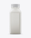 Clear Plastic Bottle with Milk Mockup