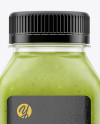 Green Smoothie Bottle Mockup - Front View