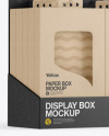 Kraft Display Box with Kraft Boxes Mockup