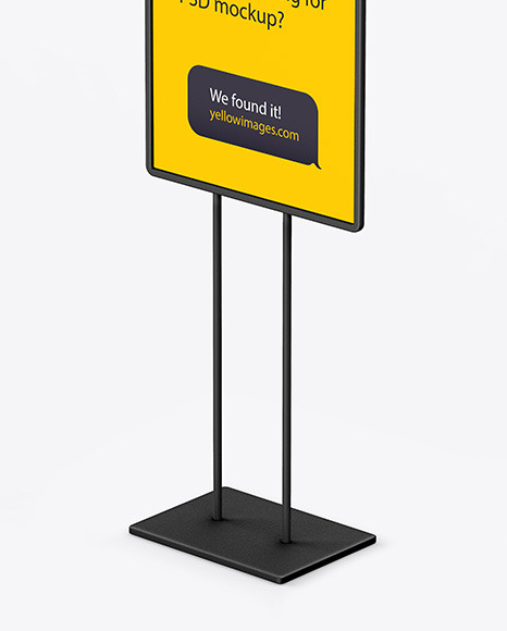 Plastic Stand Mockup