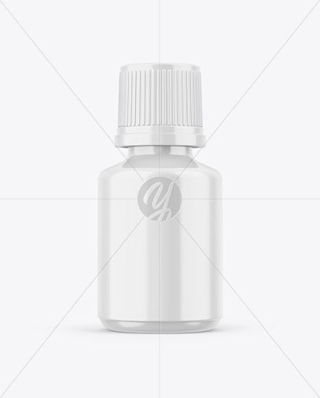 Glossy Bottle Mockup