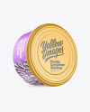 Matte Metallic Container Mockup