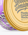 Matte Metallic Container Mockup