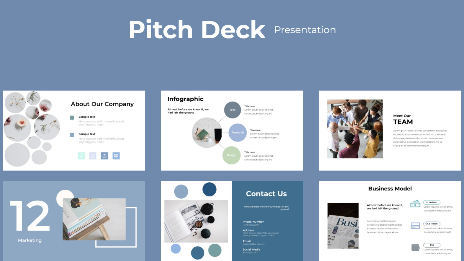 Pitch deck Presentation