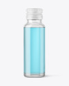 50ml Clear Glass Bottle Mockup