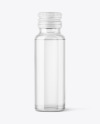 50ml Clear Glass Bottle Mockup