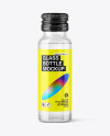 50ml Clear Glass Bottle Mockup