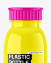 Glossy Plastic Bottle Mockup